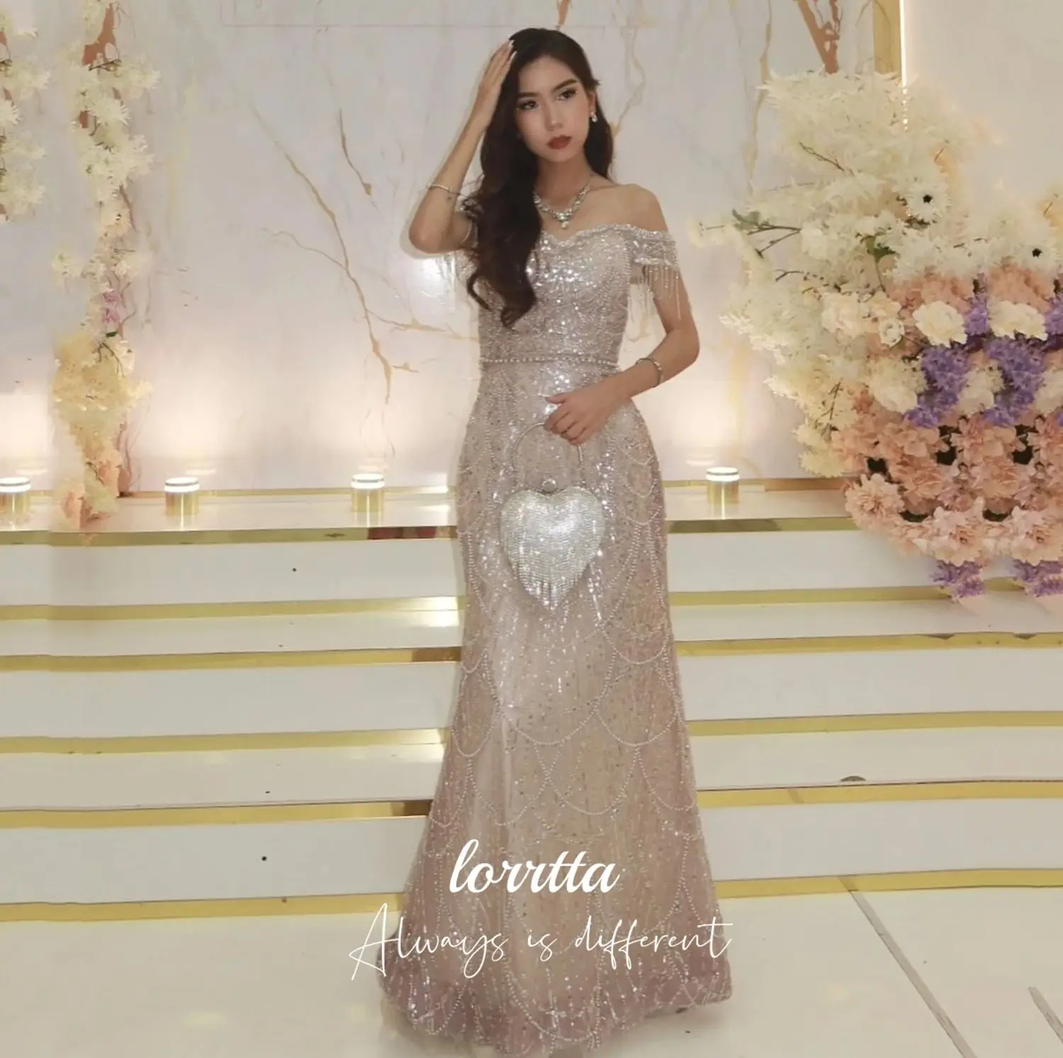 Lorrtta Vestido de fiesta personalizado Vestido de cumpleaños Vestidos de noche para ocasiones especiales Vestidos de fiesta de sirena Vestidos de noche Fiesta