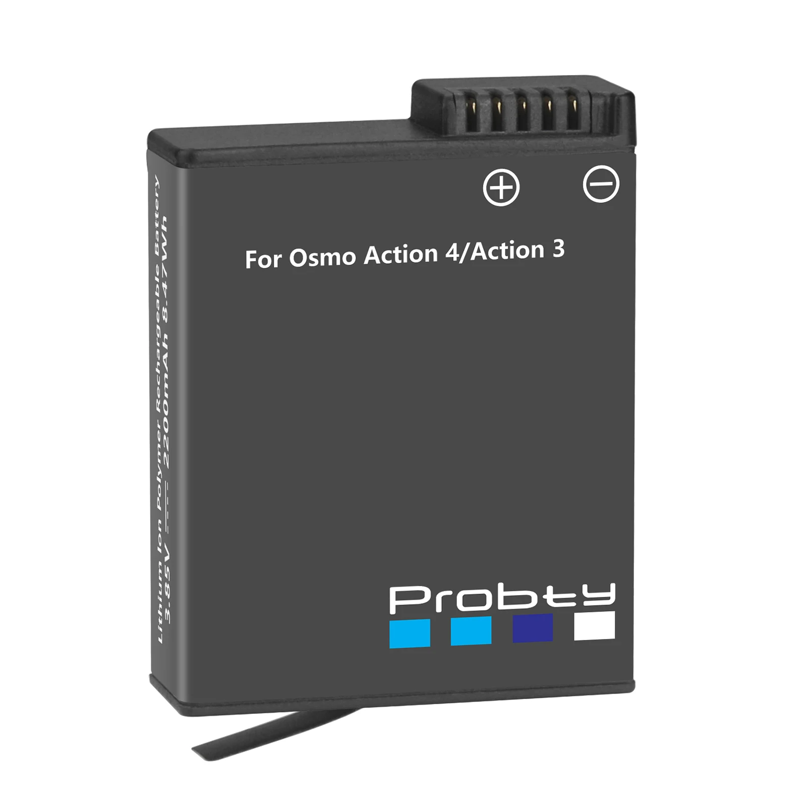 Batería de 2200mAh para DJI Osmo Action 4 + caja de carga para DJI Action 3 Action 4, accesorios para cámaras deportivas