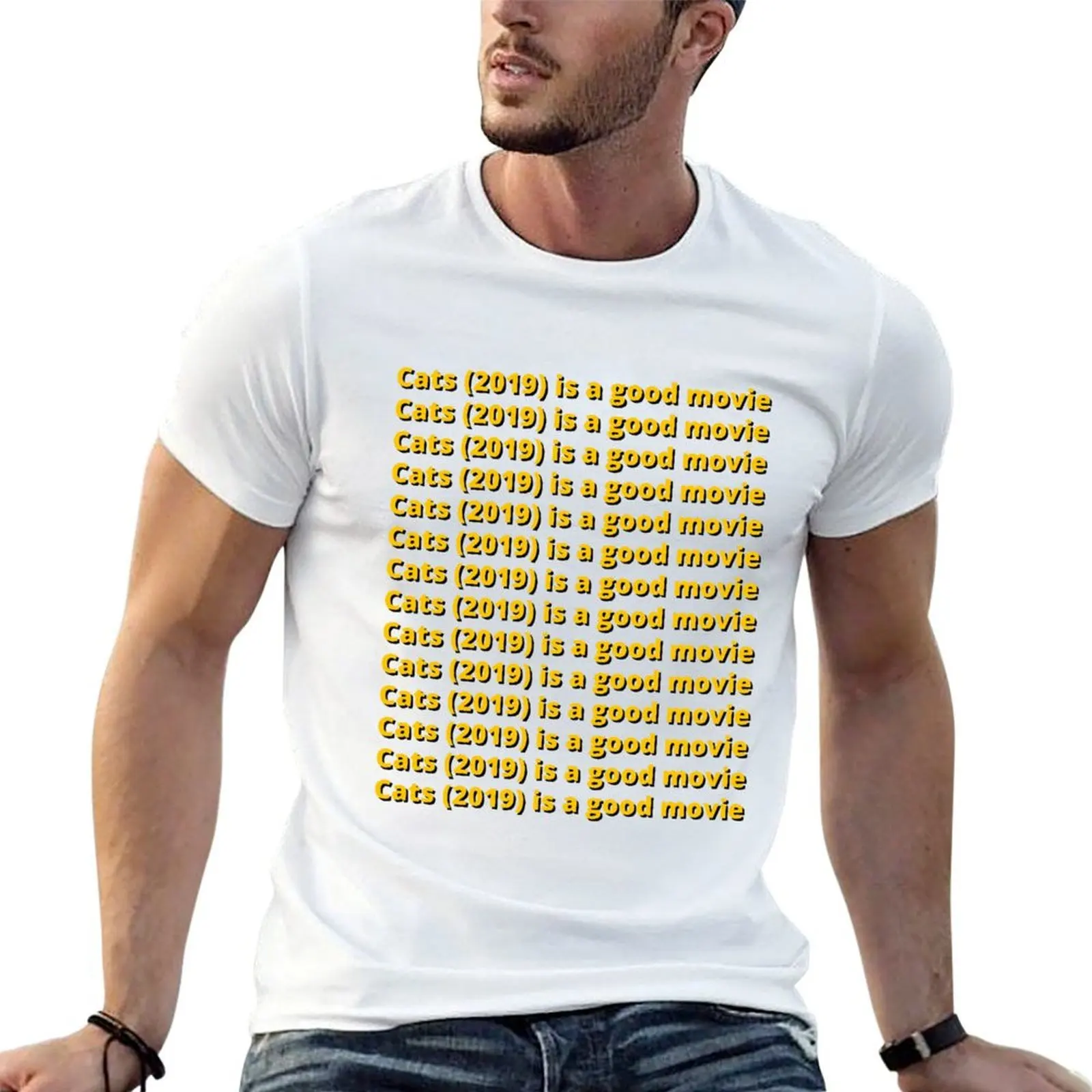 

Cats (2019) is a good movie T-Shirt g man t shirts for men man t shirts cotton t shirt men 100% cotton luxury brand T-shirt