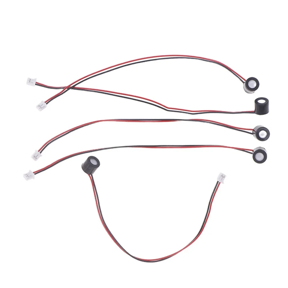 Tiny Microphone 5pcs for Security System Audio Pickup Device Waterproof Design 11.7cm Black with 1.25P Connector