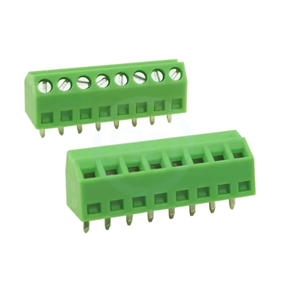 (10 pcs) KF 127S -3.5MM -3.81MM Screw Inclined PCB Terminal Block Connector KF127S-3.5/3.81 2-12Pin