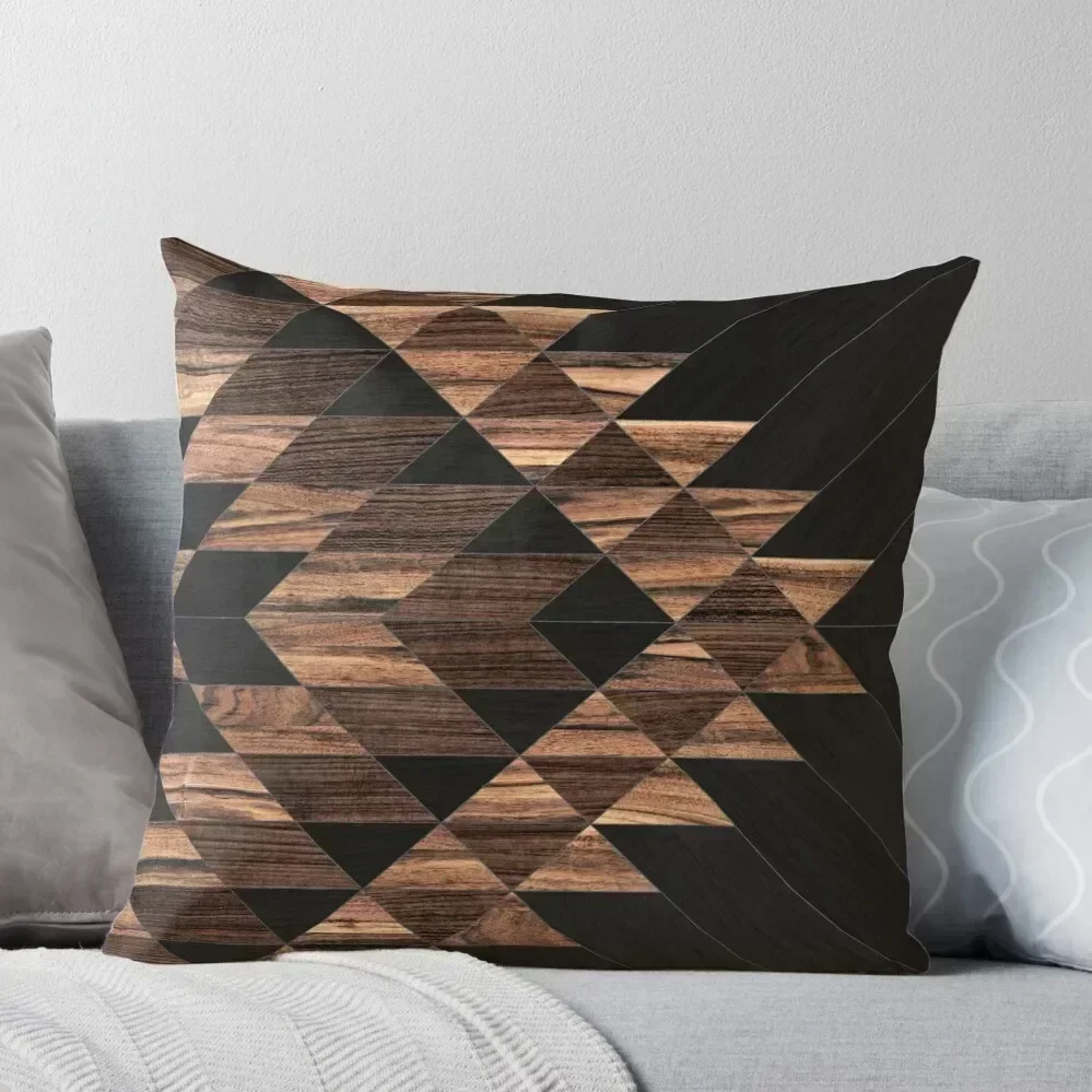 Urban Tribal Pattern No.11 - Aztec - Wood Throw Pillow christmas ornaments 2025 Luxury Pillow Cover christmas pillowcases pillow