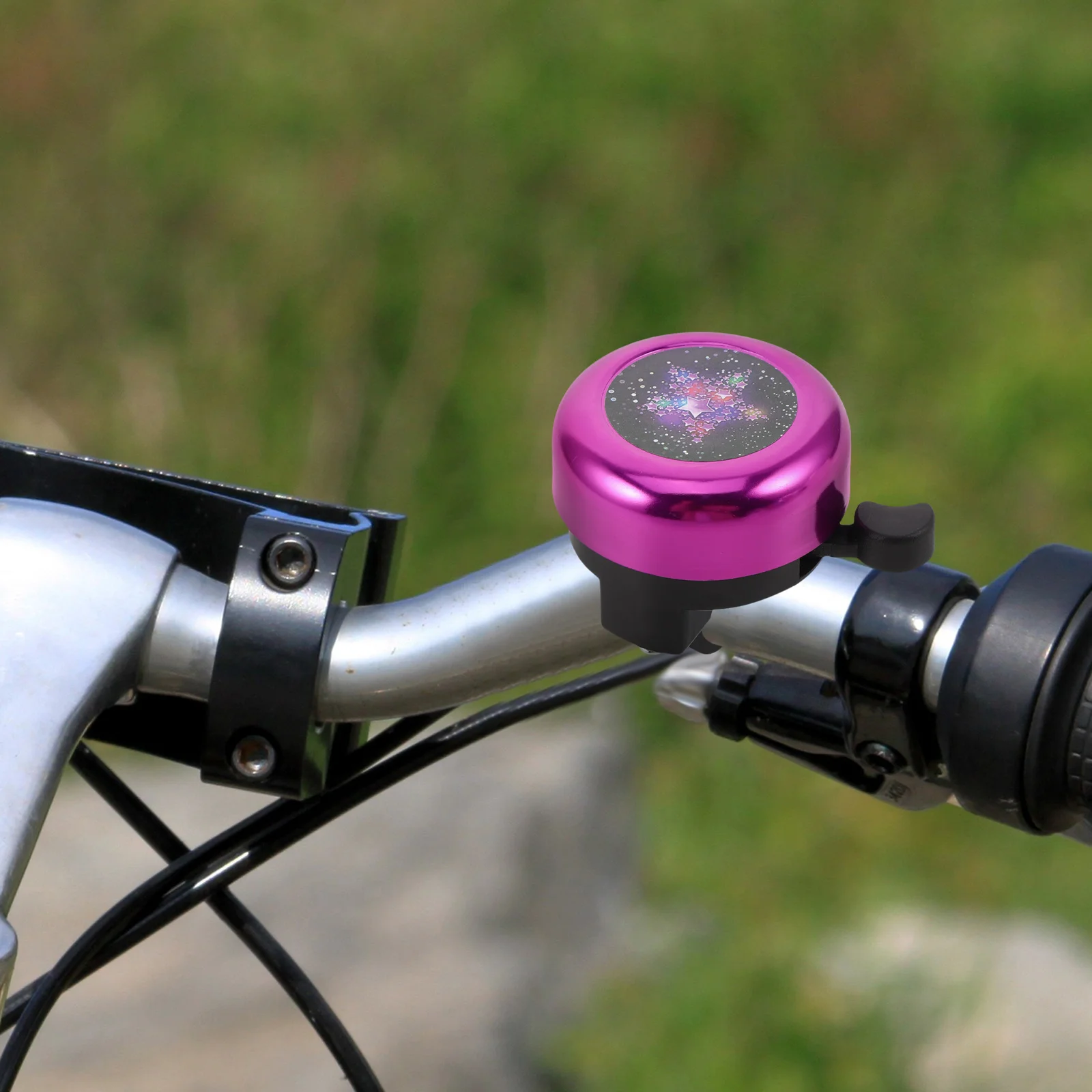 

1pc Bike Bell Cartoon Handlebar Ring Durable Loud Sound Easy Install Kids Toddler Bicycles Scooters Girls Boys Bike Ring Bell