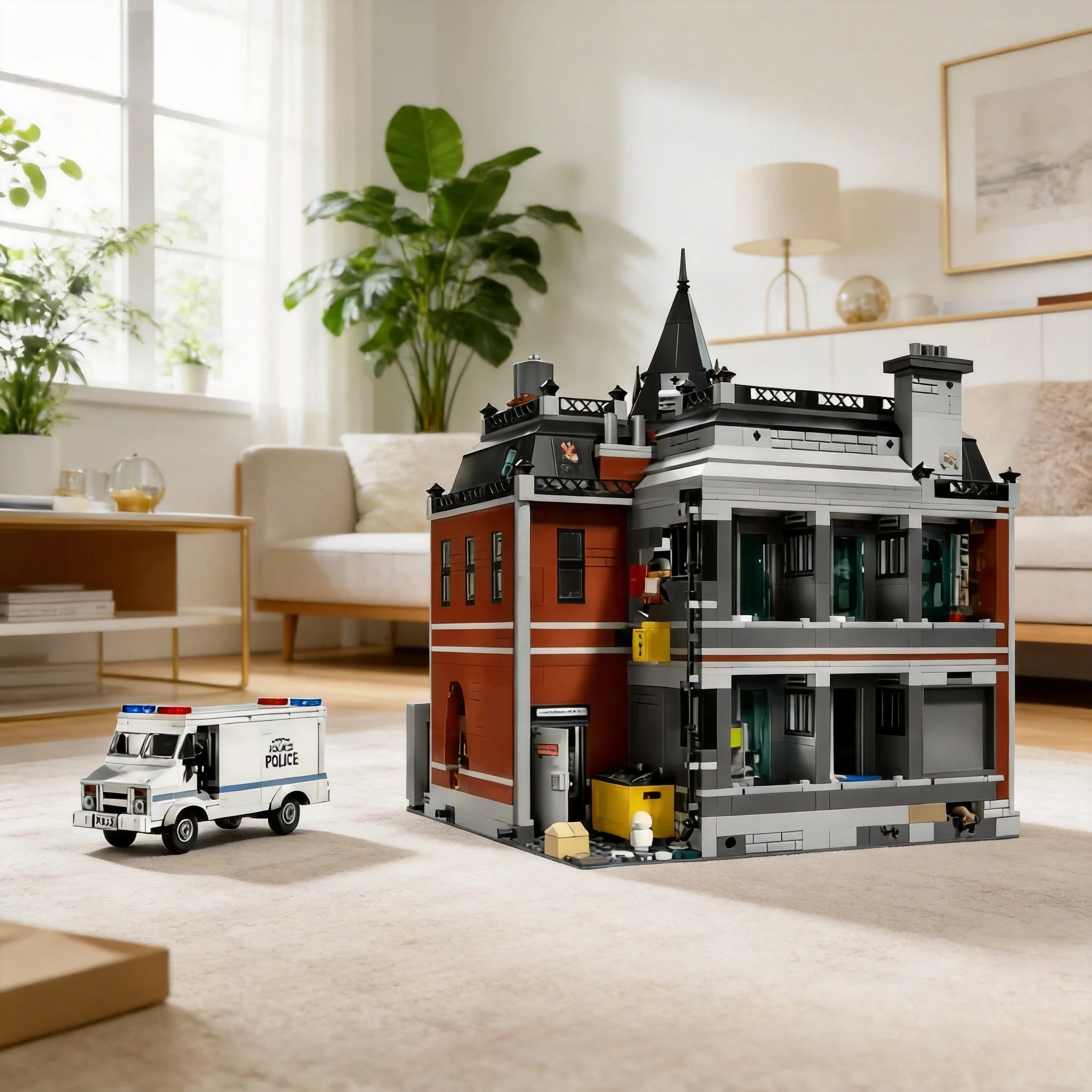 

Новинка 2026 года: интересный модульный конструктор для дома из серии «Герои» — набор «Аркхэм-Асайлд», подарки для взрослых на Хэллоуин, подарки на день рождения