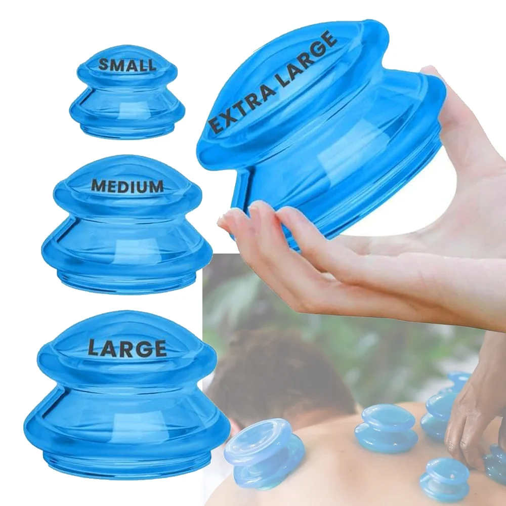 

Silicone Cupping Set Professional Massage Cupping Cups for Cupping Therapy for Massage Myofascial Release Cellulite Reduction