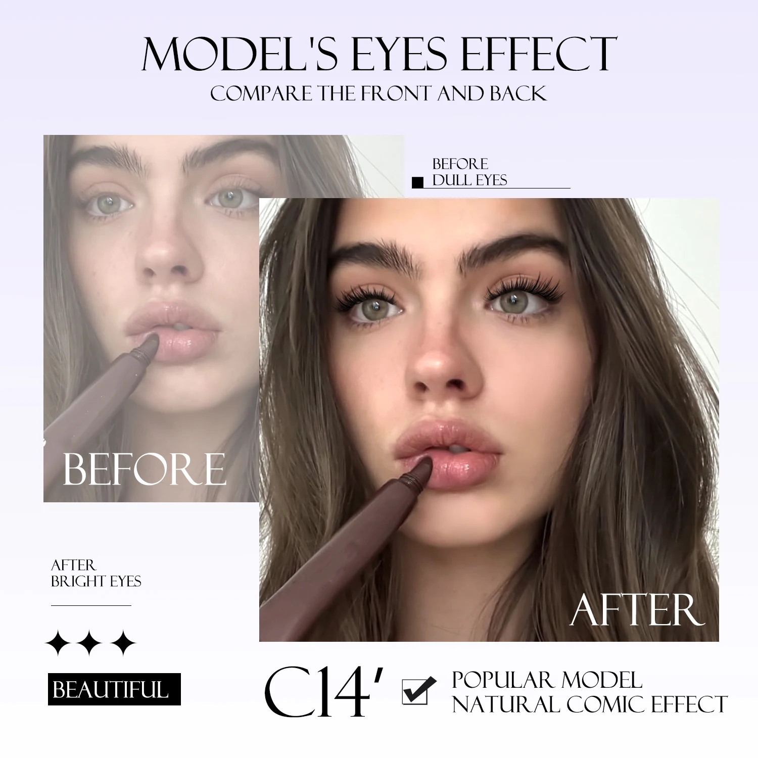 Clusters de cílios 320 pçs extensão de cílios naturais cluster cílios volume bandeja mista cílios cluster cílios naturais