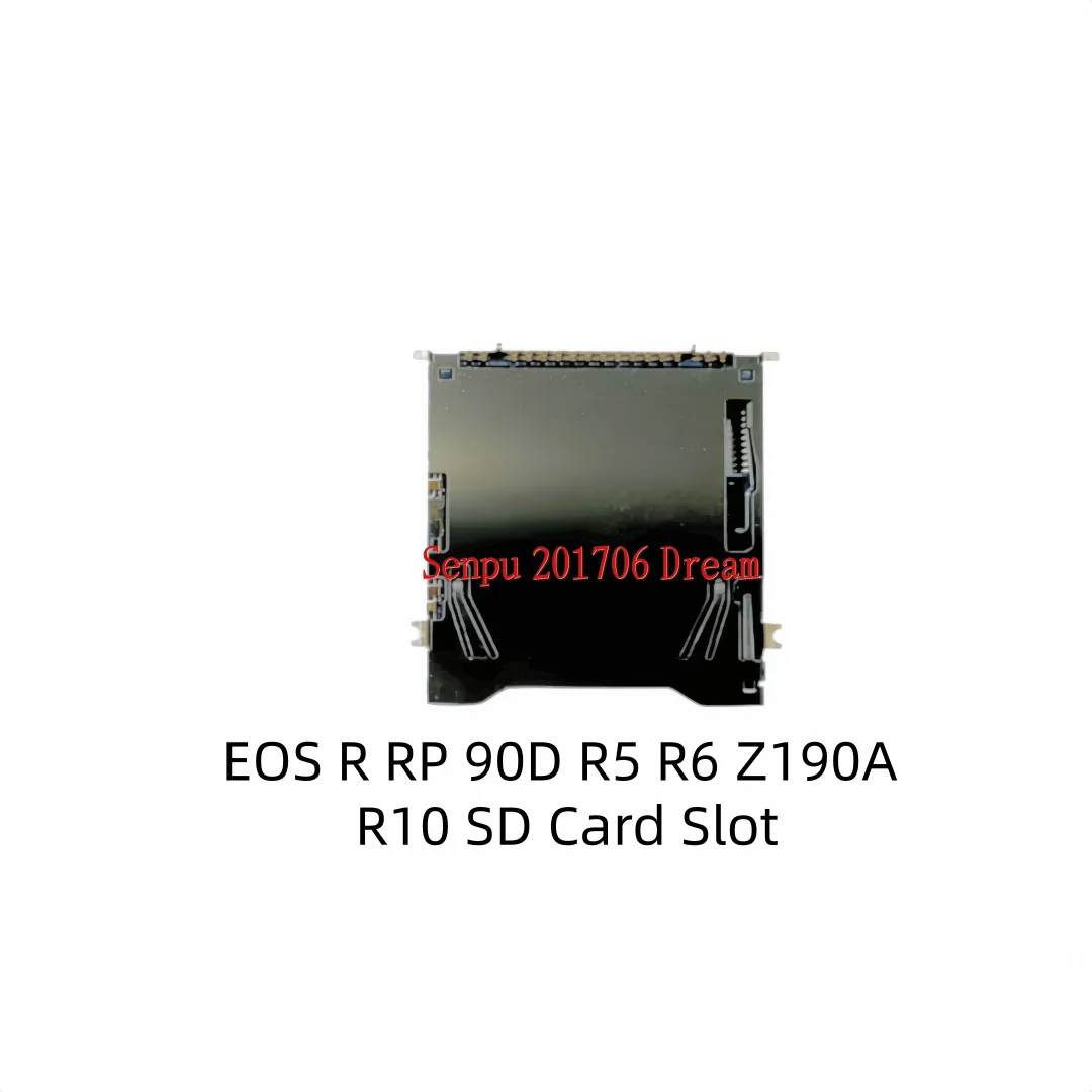 For Canon EOS R RP 90D R5 R6 R10 Z190A Digital Camera SD Memory Card Reader Slot Socket Replacement Repair Accessories