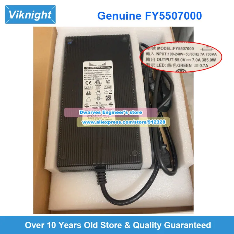 

Genuine FY5507000 AC Adapter 55V 7A 385W for Fuyuang Power Supply