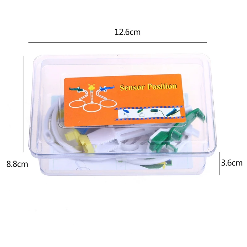 TJDent 3Pcs Dental Sensor Positioner Holder X-Ray Film Locator Dentist Portable Plastic Positioning Tool Material Accessories