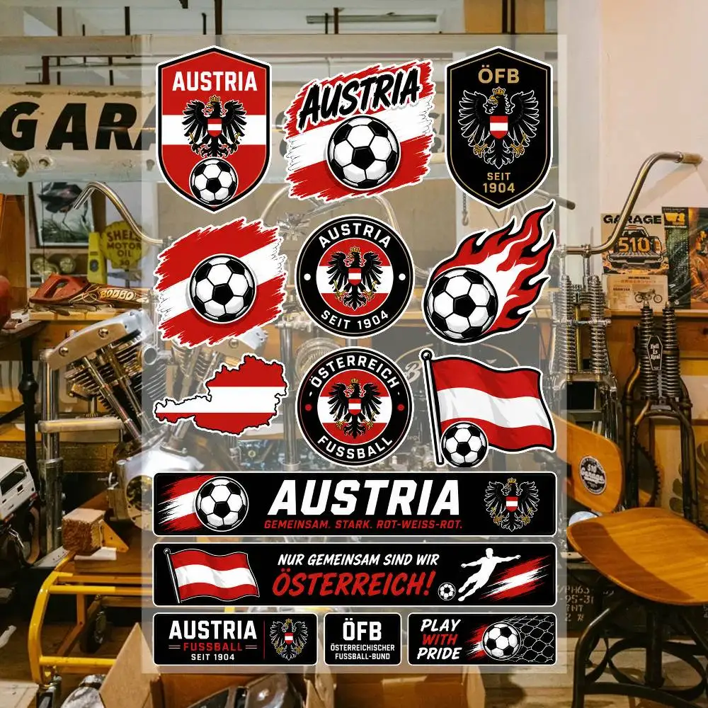 A-usT-rI-A- Waterproof Vinyl Stickers for Car Motorcycle Bike Skateboard Laptop Bottle Phone