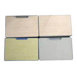 High quality MDF material single table top for school furniture  classroom desk with pen slot