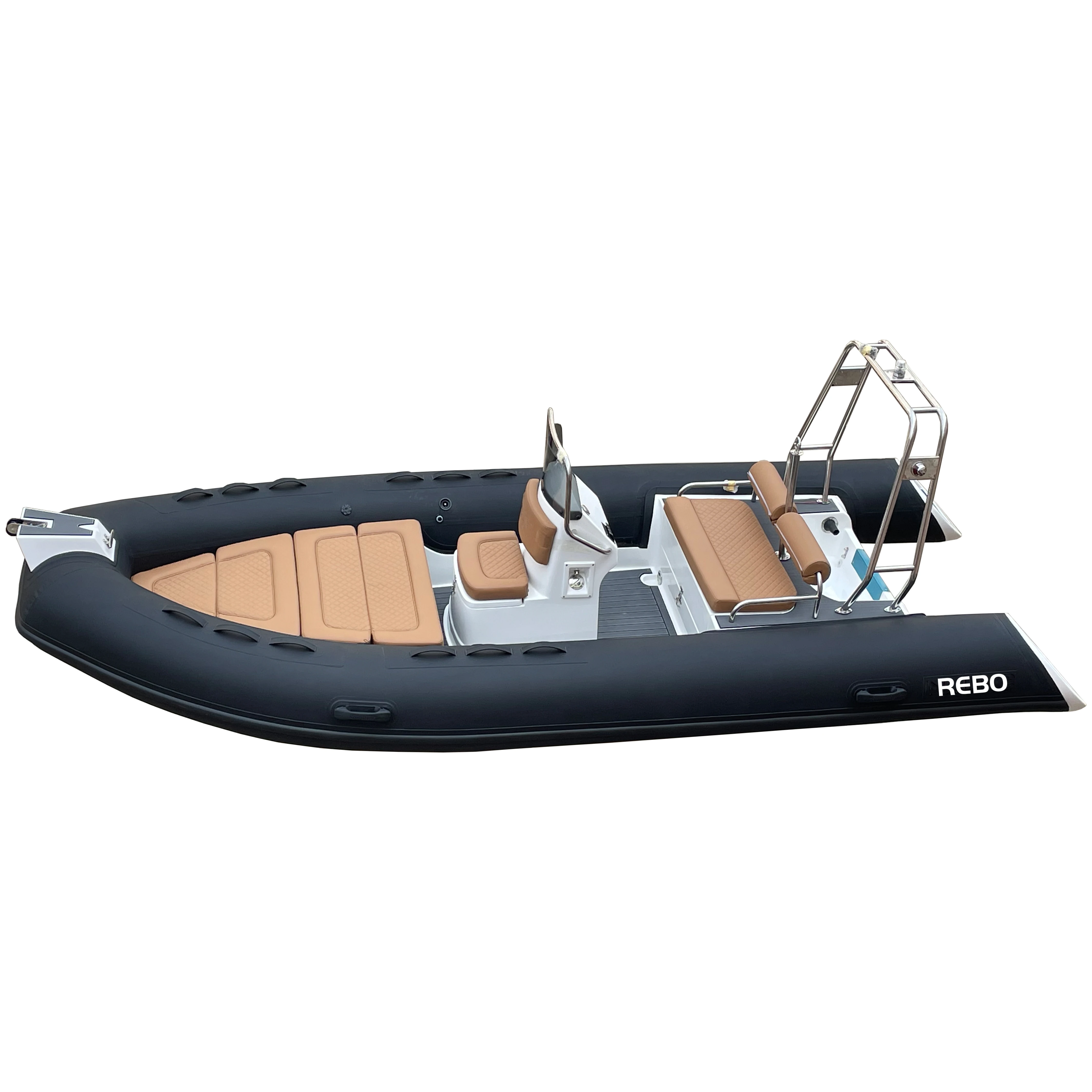 16ft High Speed Fiberglass RIB 480 Rigid Hull Inflatable PVC/Hypalon/Orca Fishing Boat With Rtification