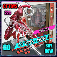 In Stock Ct Toys Daredevil Figure Mafex 223 Comic Version SHF Anime Action Figure Figurine Statue Model Custom Gifts Kids Toys