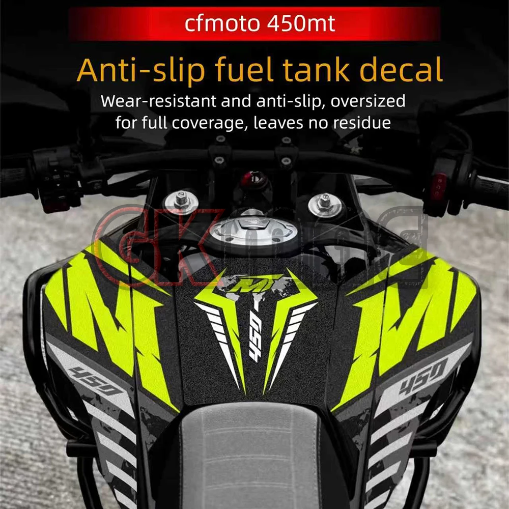

For CFMOTO 450MT MT450 450 MT Motorcycle Modification Fuel Tank Anti-slip Sticker Fuel Tank Protective Film