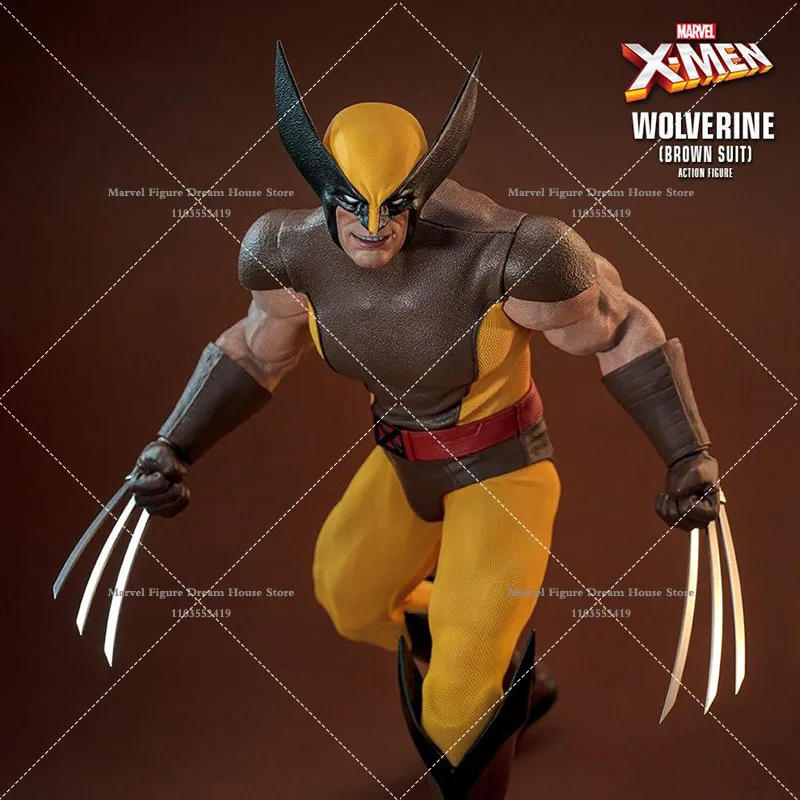 

Оригинальные игрушки HOTTOYS Hono Studio HS03 масштаб 1/6 Коллекционная Росомаха (коричневый костюм) Подвижная экшн-фигурка модели игрушки X-Men