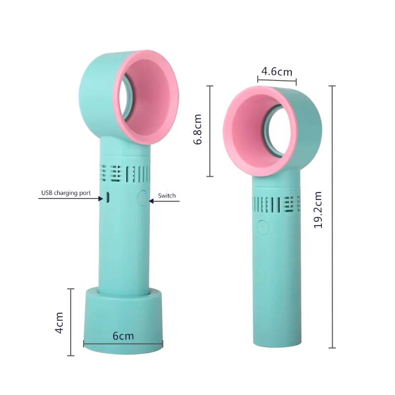 SAKURAHANA Secador de pestañas con carga USB portátil, pestañas postizas, ventilador sin aspas, pestañas injertadas, secador dedicado para herramientas de maquillaje