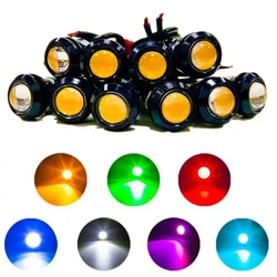 10Pcs/Set 12V 23mm LED Eagle Eye DRL High Power SMD Daytime Running Light Car Fog Bulb Reverse Backup Parking Turn Signal Lamp