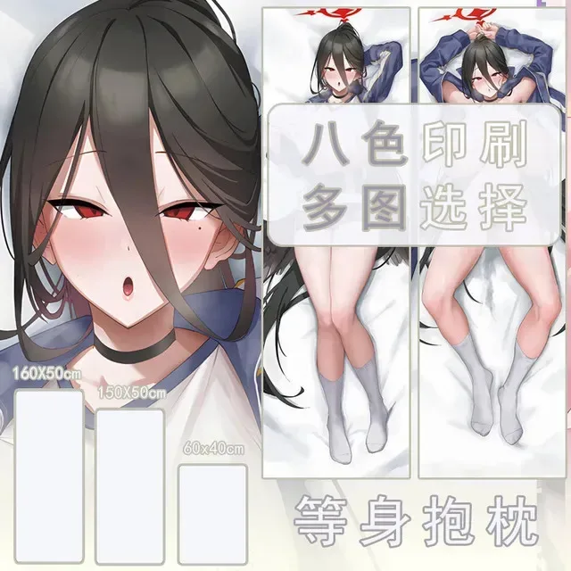 

Japanese Anime Blue Archive Hanekawa Hasumi Sexy Dakimakura Hing Body Case Otaku Pillow Cushion Cover Bedding Gifts LJ 1