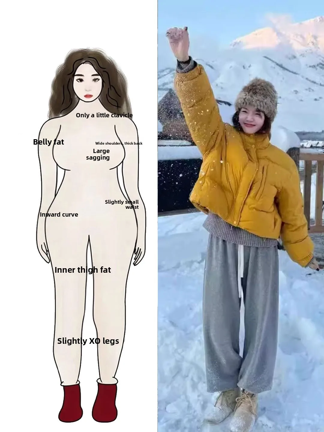 

plus Size Women's Fashionable Winter Cotton Jacket And Casual Pants Two-Piece Set High Waist Button Detail Long Sleeve Zipper...