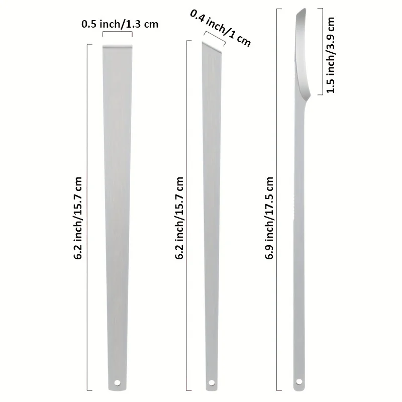 3-Piece Professional Pedicure Set: Stainless Steel Foot Care Tools for Ingrown Toenail Removal #5