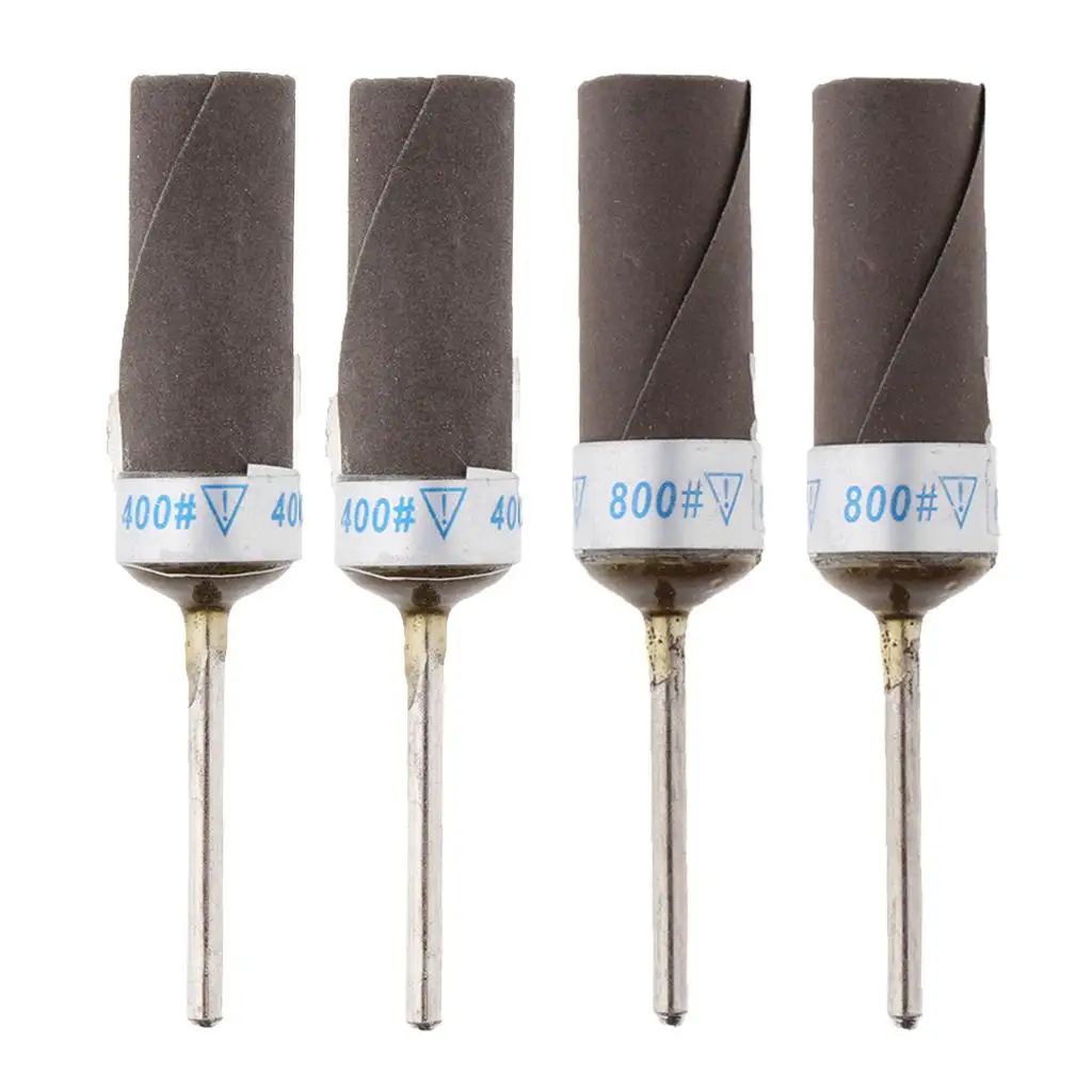 

4pcs 2.3mm Shank Diameter Polishing Grit Coarse for Rotary Tools