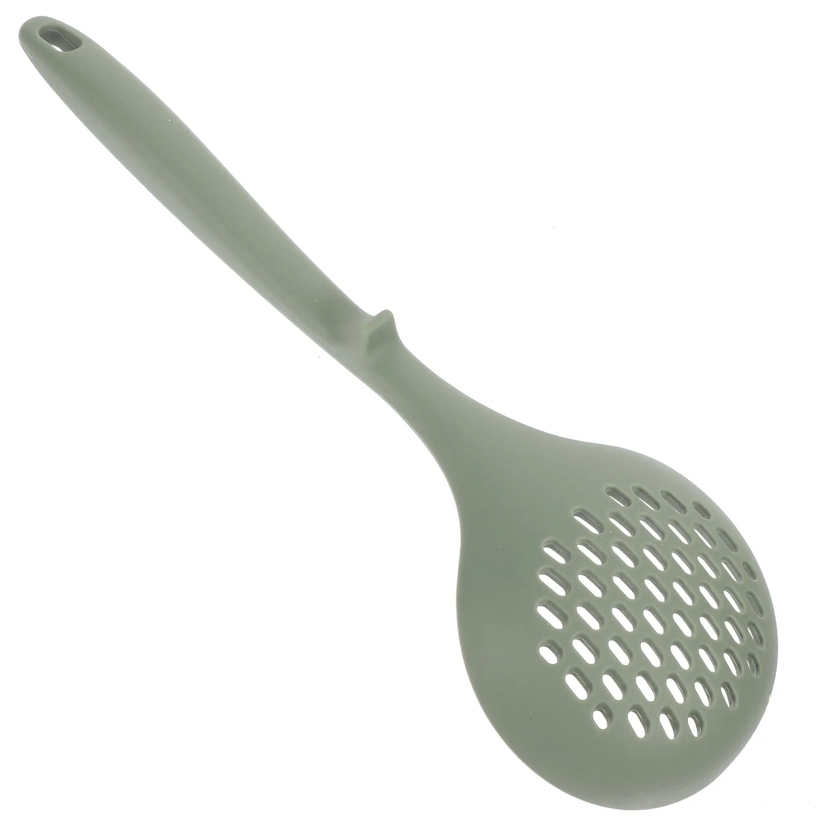 

Silicone Colander Pasta Strainer Kitchen Tool Blue High Temp Resistant Food Spoon Noodle Strainer Vegetable Fruit Drain