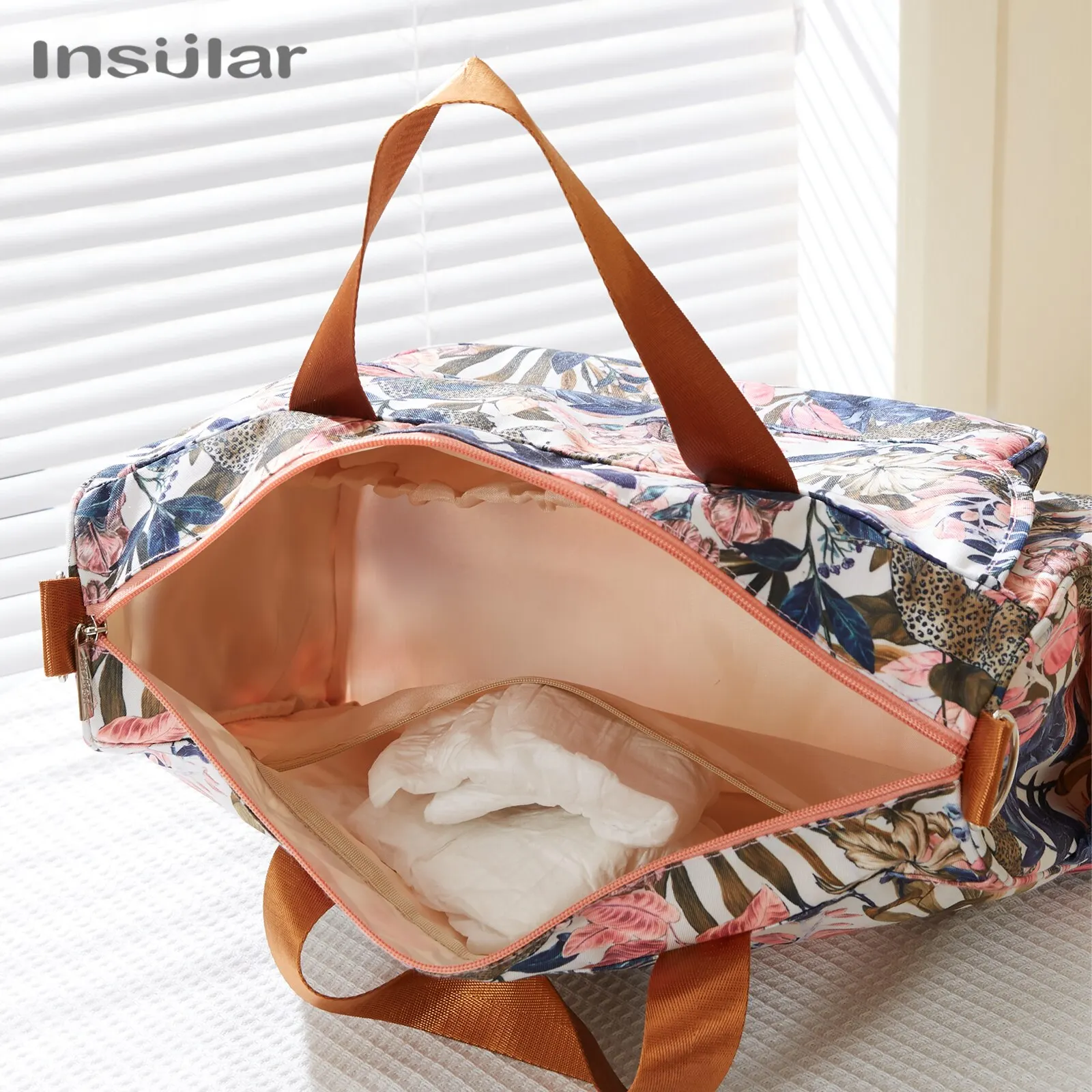 Insular Brand Large Capacity Diaper Stroller Bag Waterproof Mummy Maternity Nappy Travel Bag Baby Nursing Multifunction Tote Bag