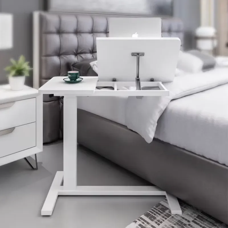 Small Standing Desk Adjustable Height Mobile Laptop Table Rolling Stand up Desk Computer Workstations