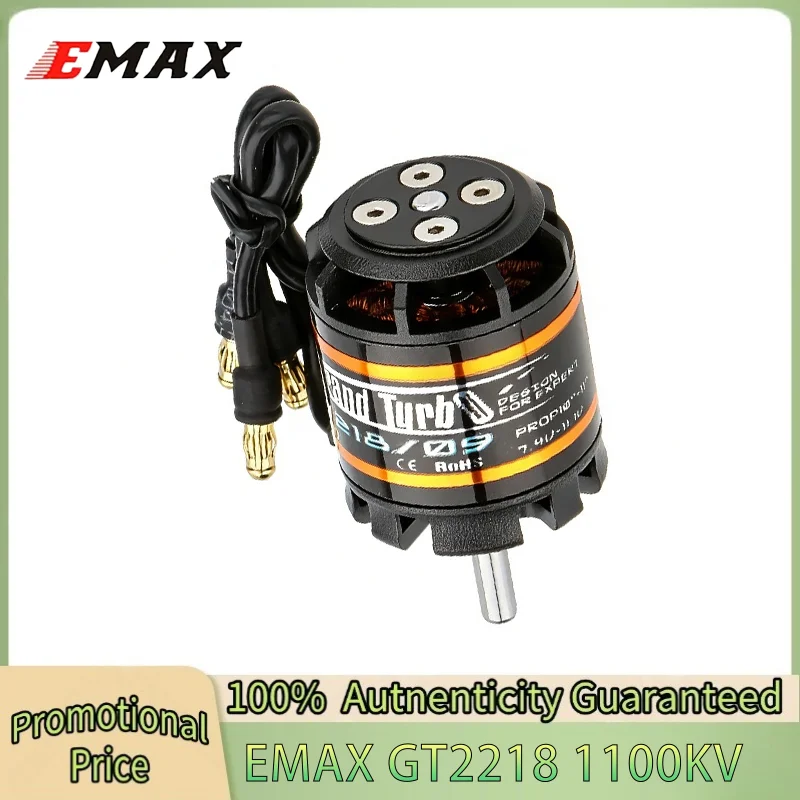 

EMAX New GT2218 1100KV Brushless Motor for RC Models Multicopter Quadcopter Fix Wing Drones