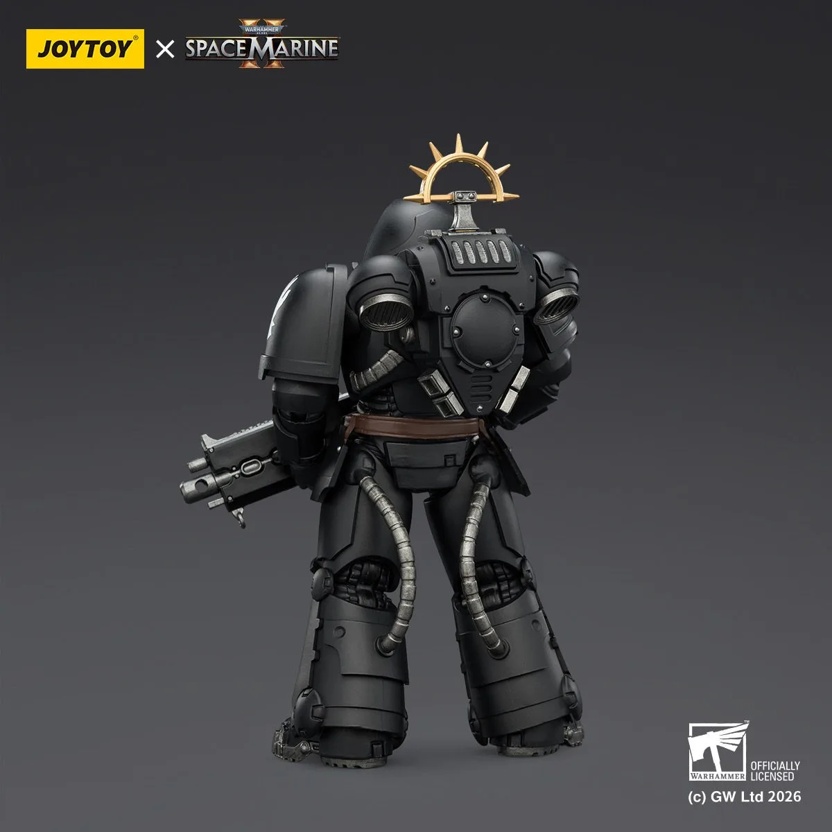【Accessories】JOYTOY Warhammer 1/18Action Figures Game Edition Iron Hands Heavy Intercessor with Heavy Bolt Rifle and Bolt Pistol - view 5