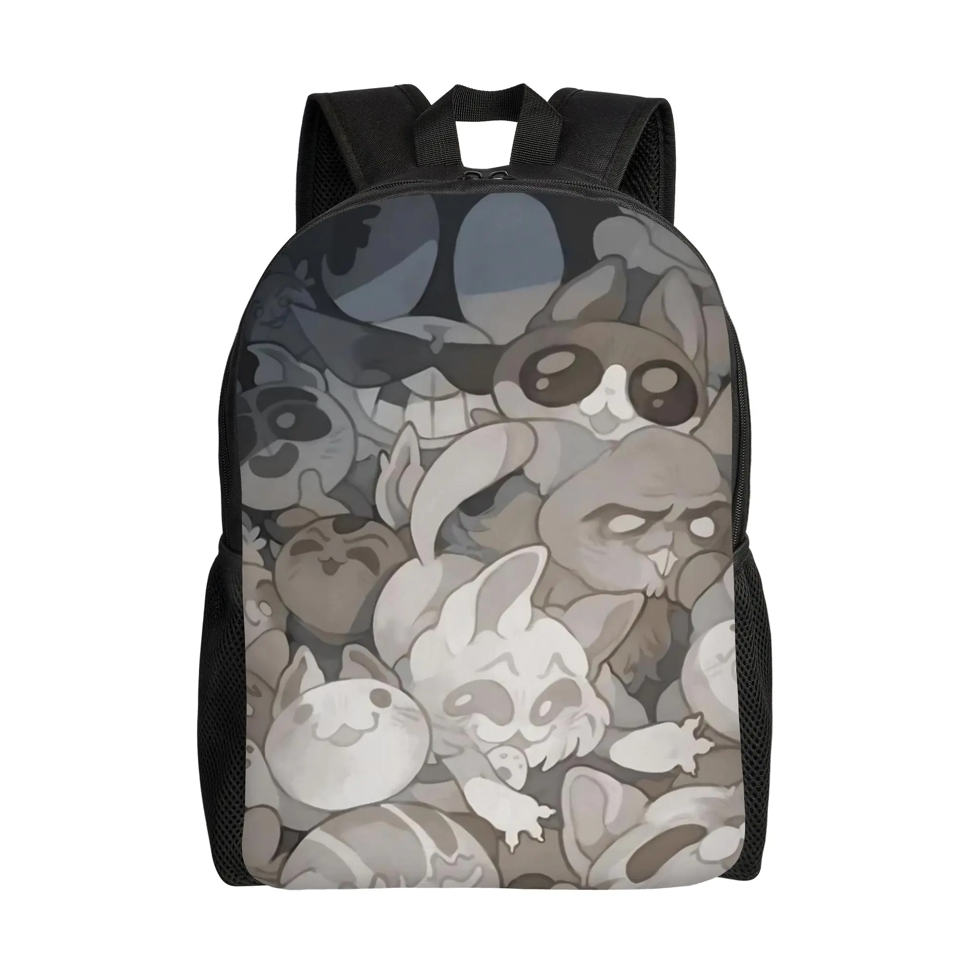 

Mewgenics Cartoon Animal Cool Backpack Durable Student Hiking Travel Daypack for Men Women Laptop Computer Canvas Bags