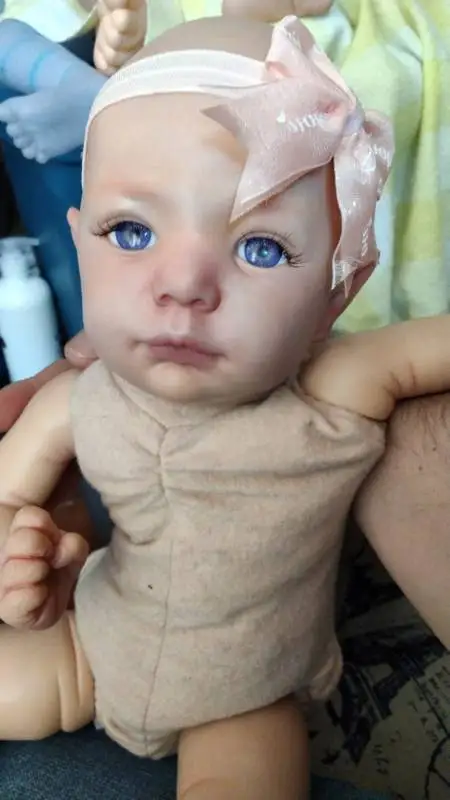 20Inch Reborn Doll Kit Elf-Fee Onvoltooide Ongeverfd Fair Elf Pop Onderdelen Met Doek Lichaam