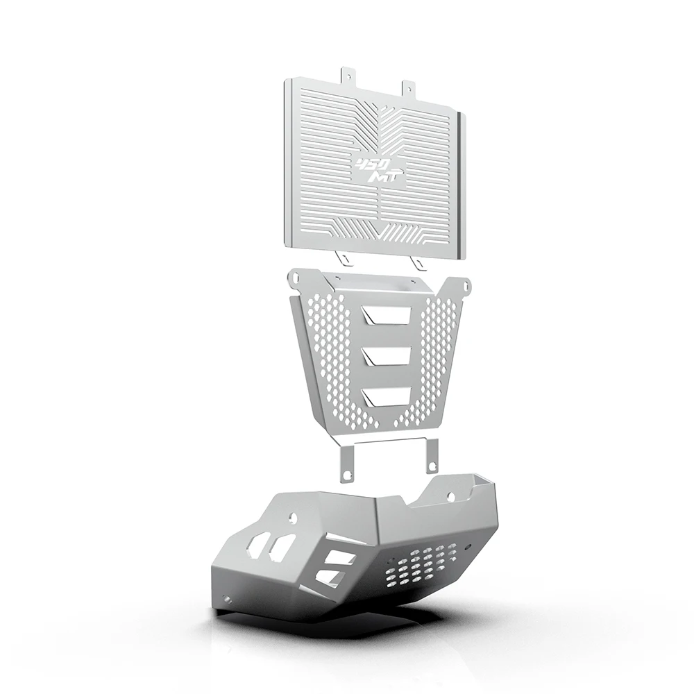 Motorcycle Accessories For CFMOTO 450MT 2024-2025-2026 Front Shield Protection Engine Cover Fan Protector Radiator Grille Guard