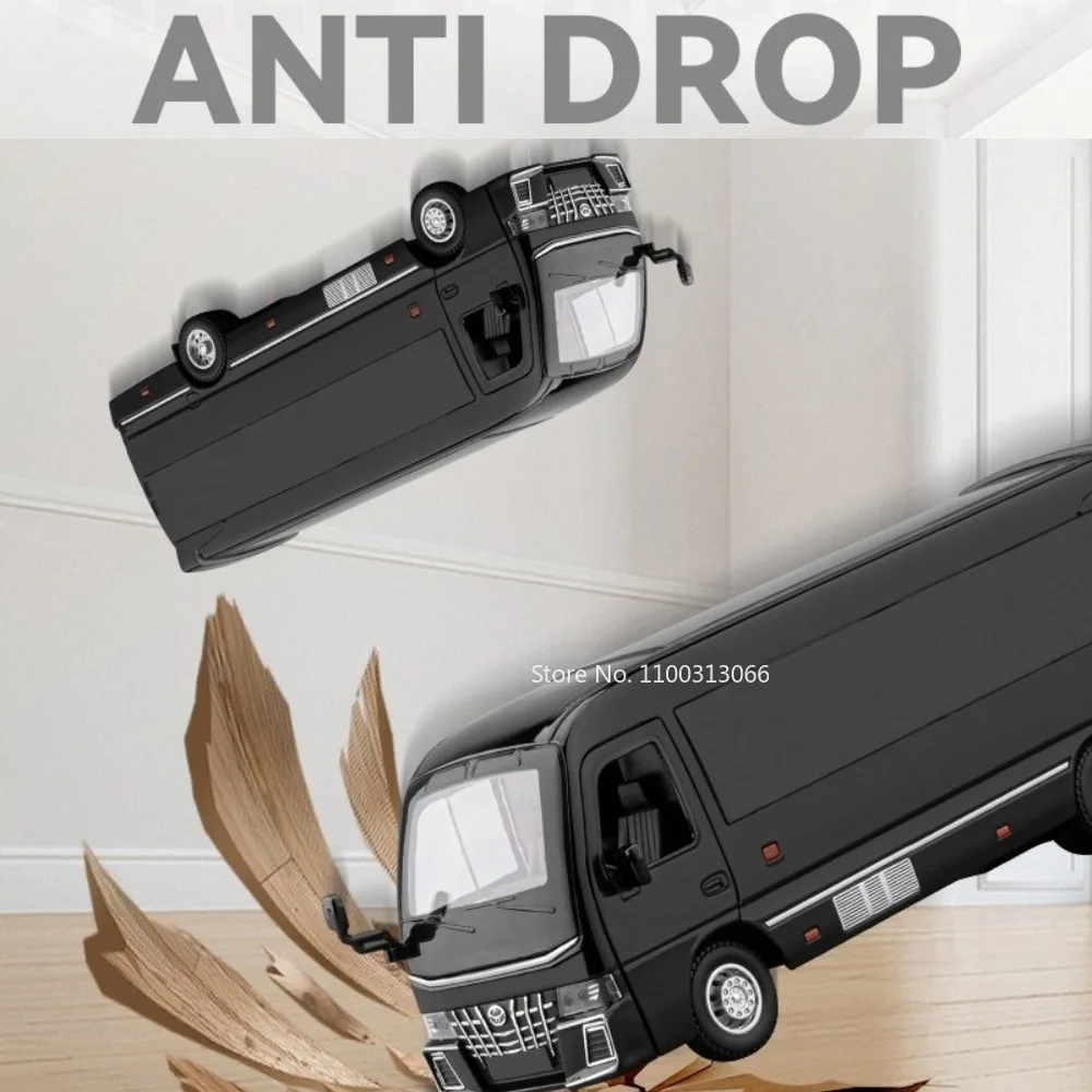 1:33 escala coaster carros liga brinquedos diecast modelos roda puxar para trás ônibus de negócios em miniatura luz som veículos coletar lembranças