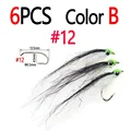 6pcs Color B Size 12