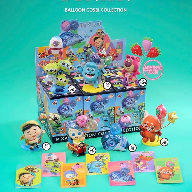 

Hot Toys Pixar Blind Box Balloon Series Cosbi Mini Doll Cartoon Toy Cute Desktop Ornament Holiday Gift