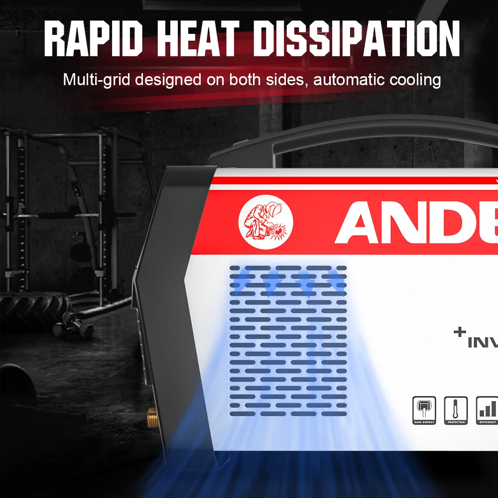 Imagem -04 - Andeli-tig Máquina de Solda em Hot Mma Limpo Pulso Soldagem a Frio Igbt Inversor Digital Soldadores Tig 110 v 220v Soldador a Frio de Argônio