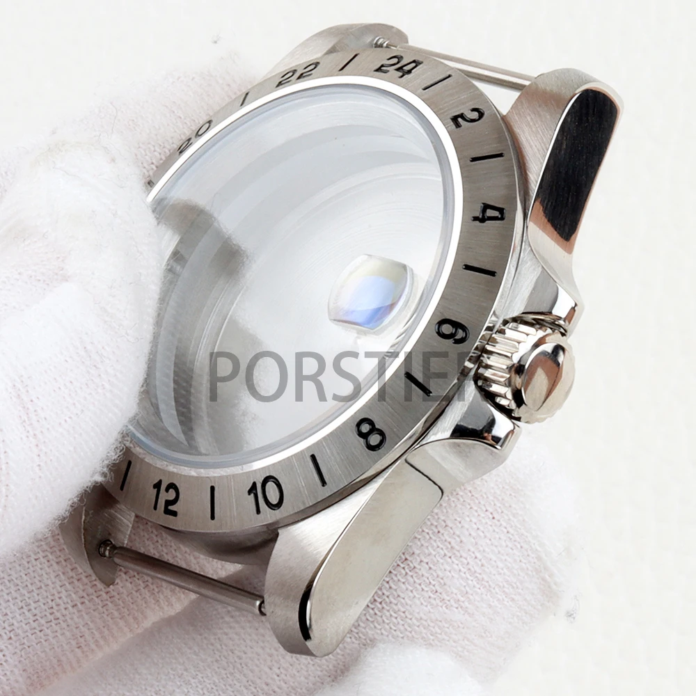 39mm NH35 Watch Case for Explorer NH34 NH35 NH36 NH38 Sapphire Glass Movement 28.5mm Dial Solid 316L Stainless Steel Case
