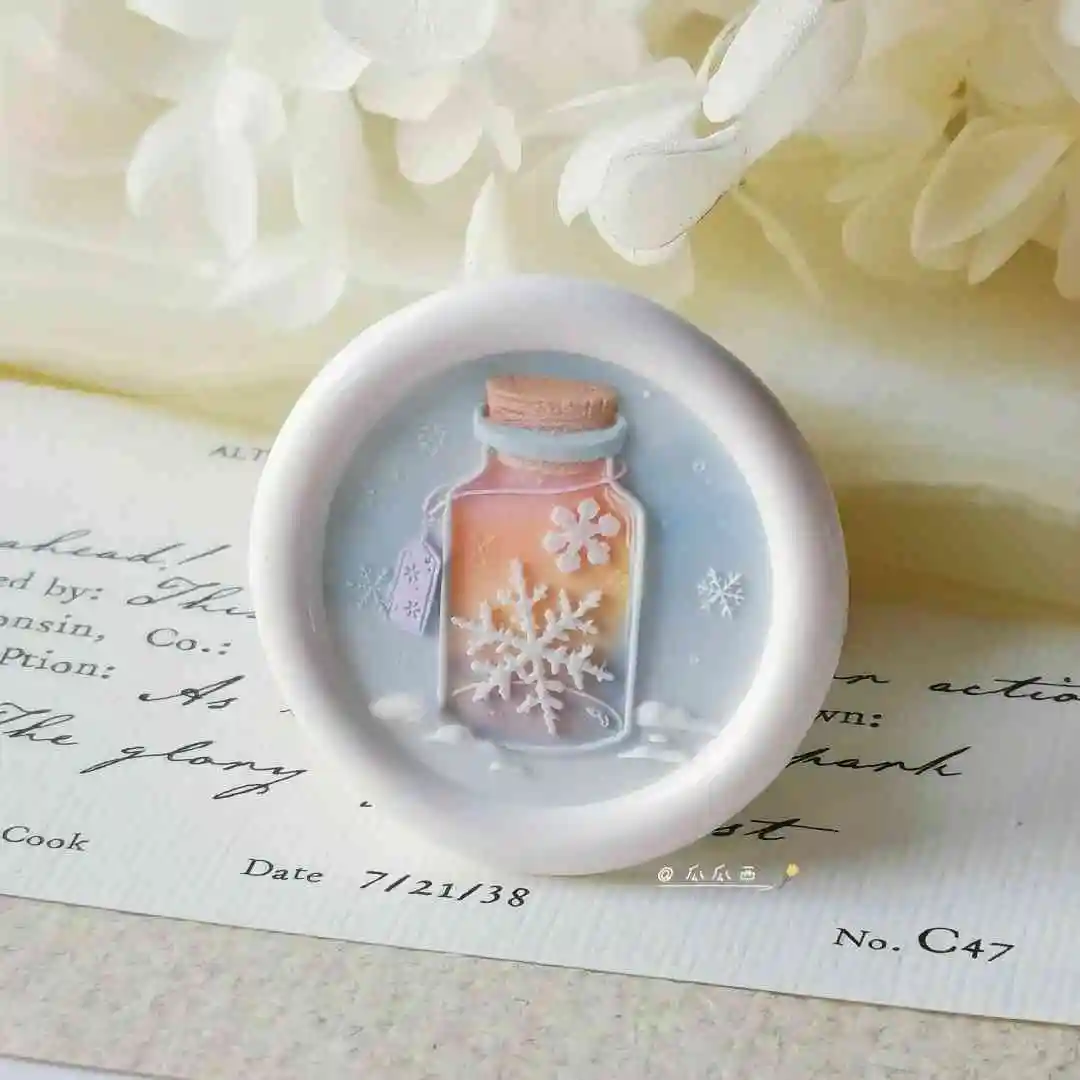 Fai da te timbro creativo smalto timbro testa carino gatto artiglio tulipano serie serpente anno Cina nodo ricco rilievo testa in ottone buste francobolli