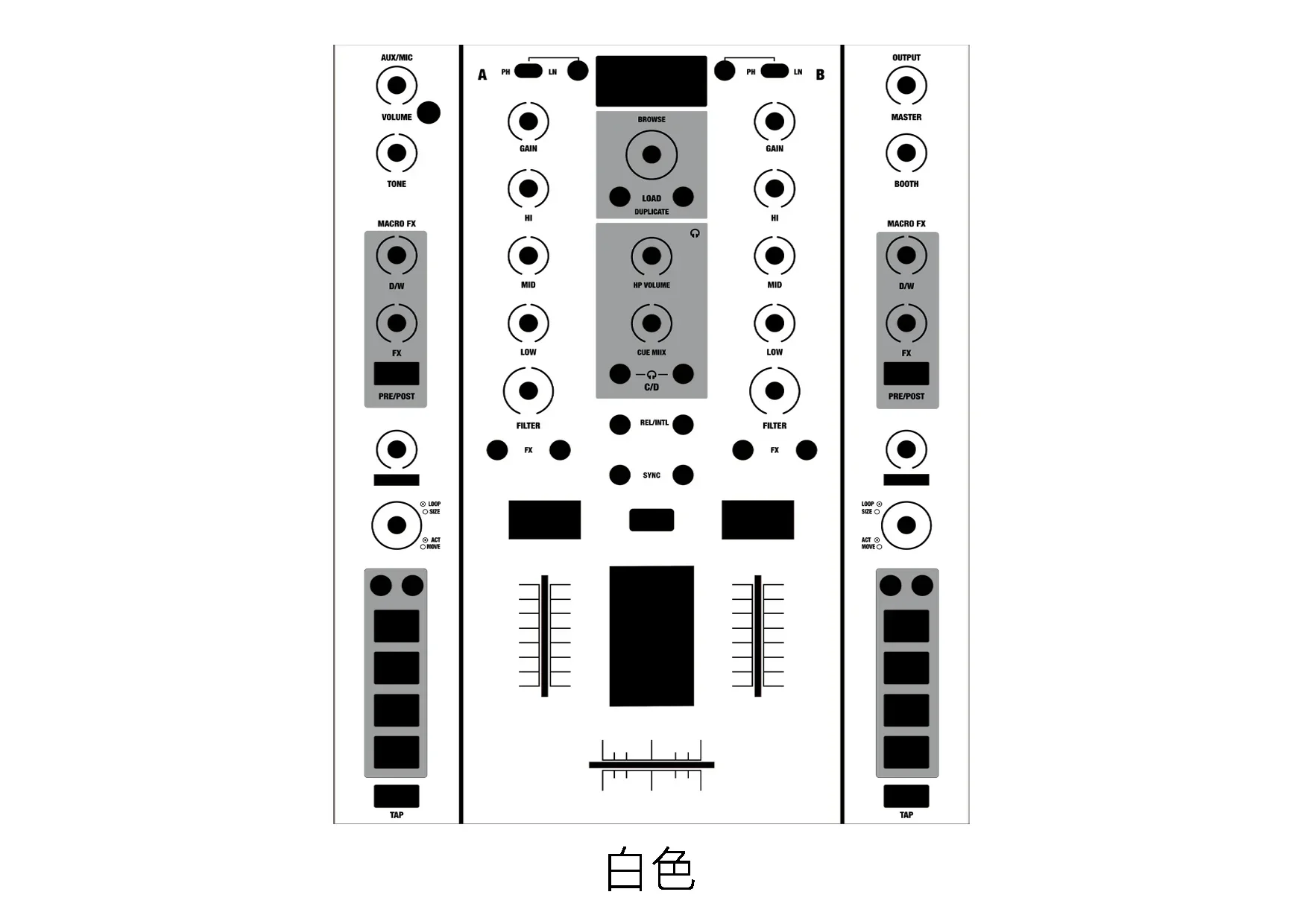 Traktor Z2 Mixing Platform Panel Film. Tk Colorful Stickers, Customized