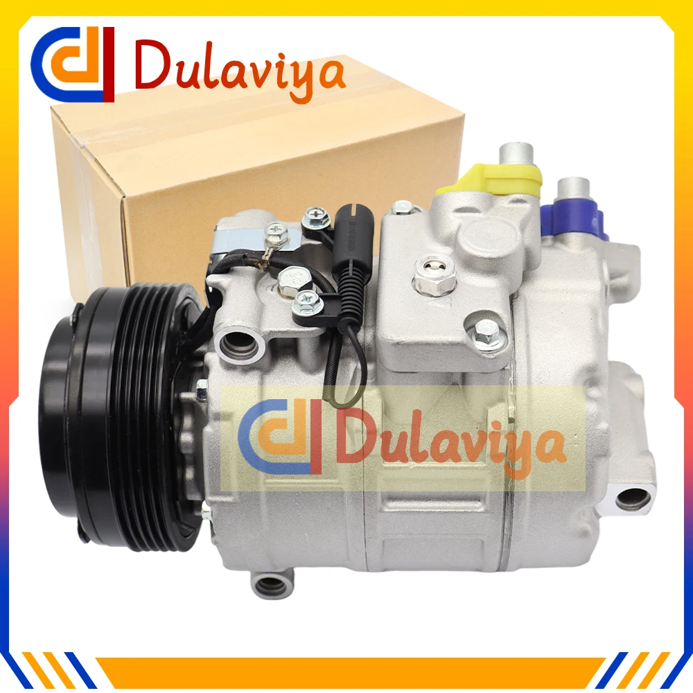 

AC Compressor and Clutch For BMW 323i 325Ci 328i M3 E60 525i Z3 Z8 7SB16C 64526914370 64526917866 64528362414 5 Grooves