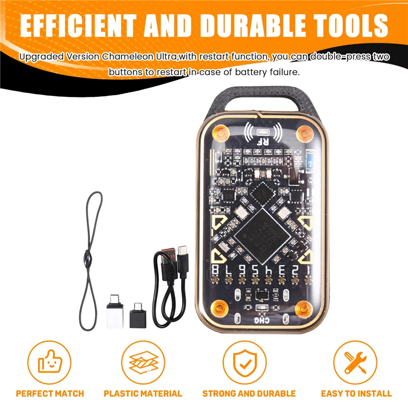 

Y45A-Upgrade Chameleon Ultra Smart Card Emulator Kit RFID Smart Chip Reader 125K 13.56M Card Decode NFC Duplicator