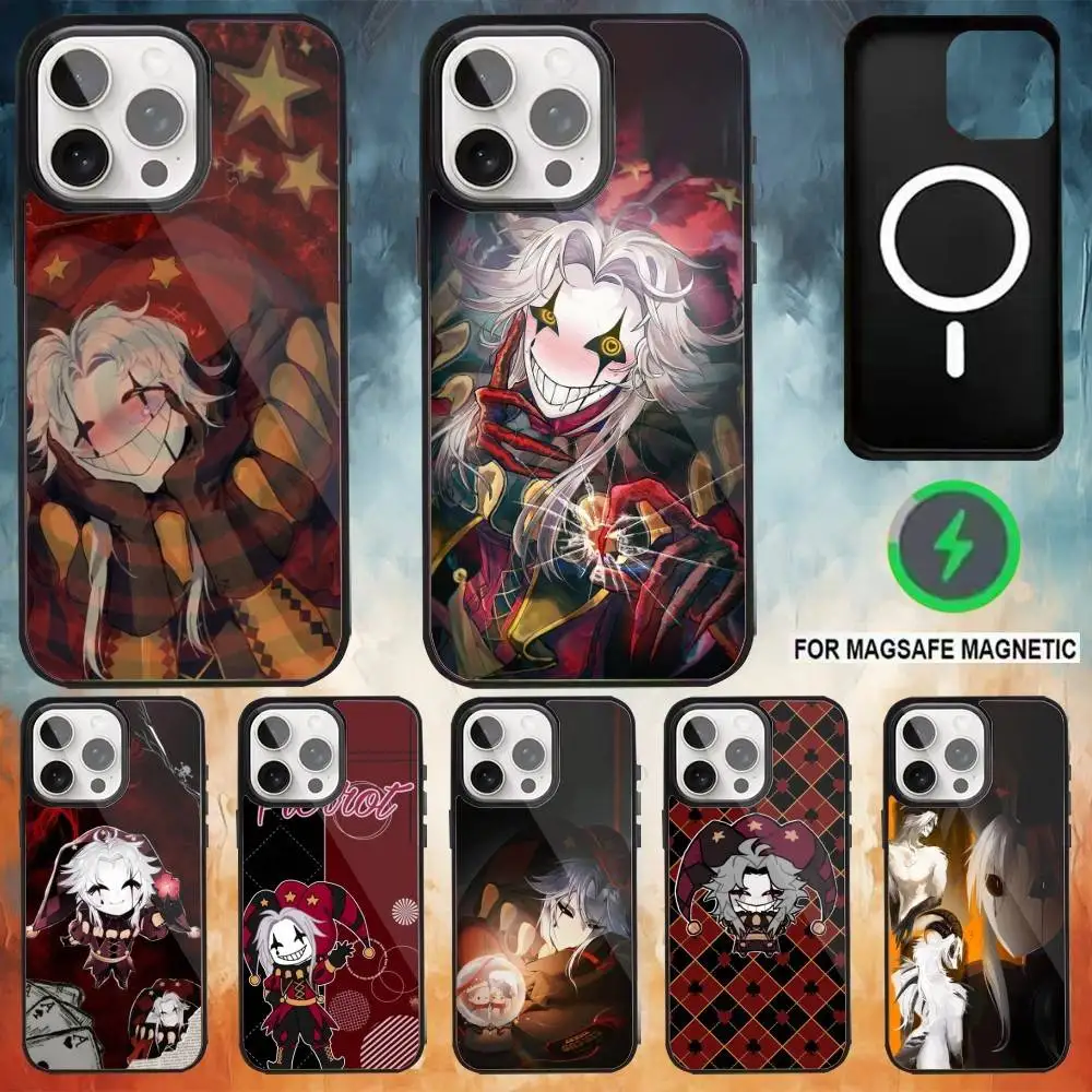 

P-Pierrot T-The Freak CircusS Phone Case For iPhone 17,16,15,14,13,12,Plus,Pro,Max For Magsafe Magnetic Wireless Charge
