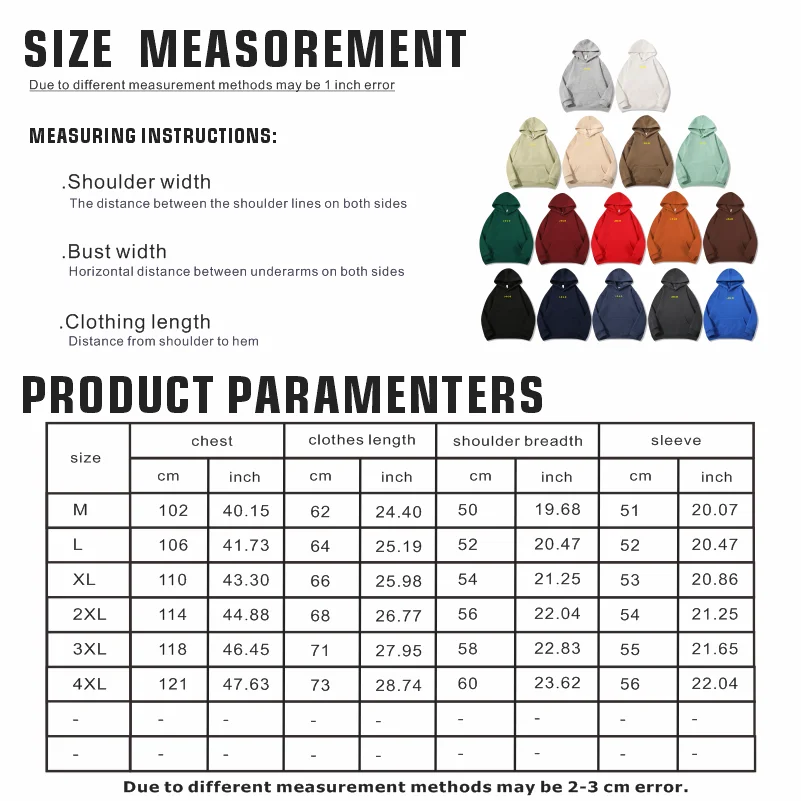 Customized LOGO DIY Men Women Hoodie Long Sleeve Hooded Pullover Thicken Streetwear Sweatshirts Loose Casual Clothing Fashion