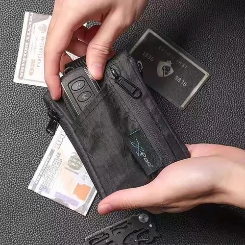 Imagen 2 del producto EDC-bolsa múltiple de 5 bolsillos, billetera de X-PAC, llavero pequeño, monedero, organizador de bolsillo EDC, bolsa de utilidad para tarjetas, bolsa impermeable