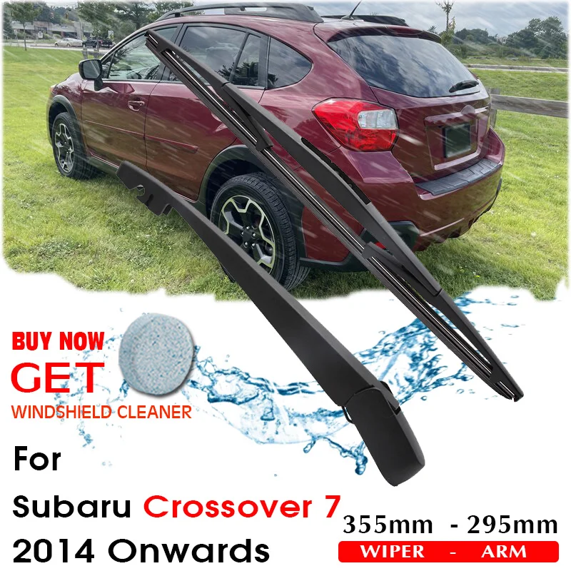 

Car Wiper Blade Rear Back Window Windscreen Windshield Wipers For Subaru Crossover7Hatchback 355mm 2014 onwards Auto Accessories