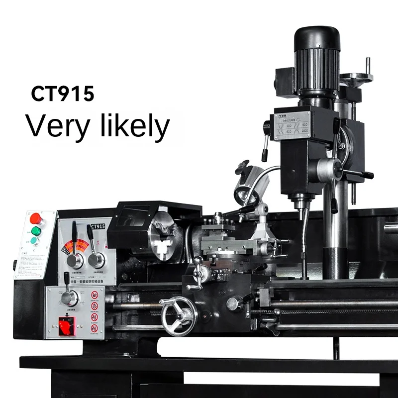 CT915 multifunctional machine tool for drilling and milling, turning and milling composite machine tool, ordinary lathe