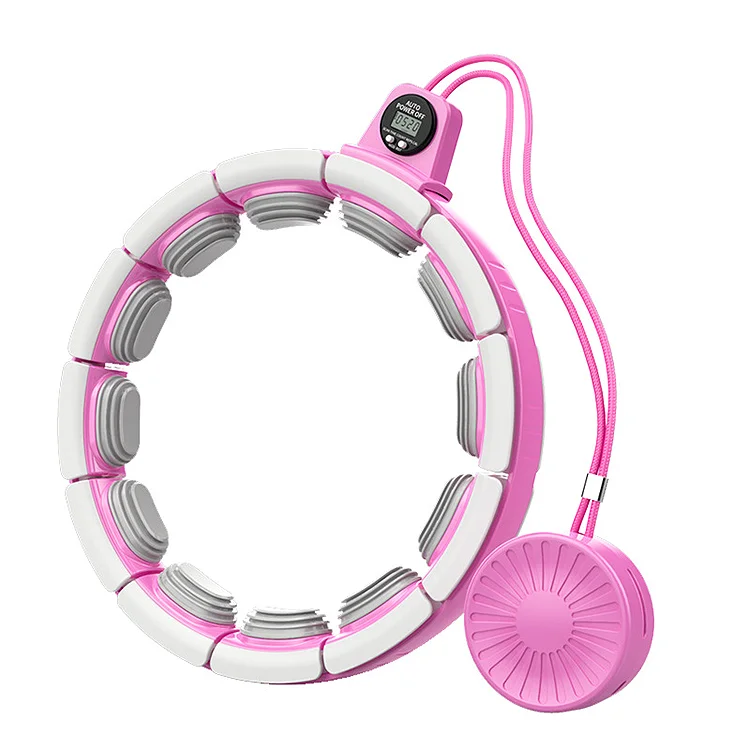 

Hot Sale Auto-Spinning Hoop Detachable Ring Smart Counting Hula Circle Hoop with Exercise Ball