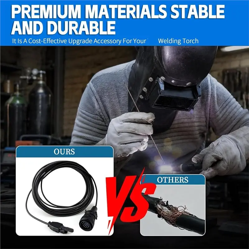 AT69 -Finger-Operated Switch Cord Welding Machine Switch Wire For Miller Welder TIG Torch Control