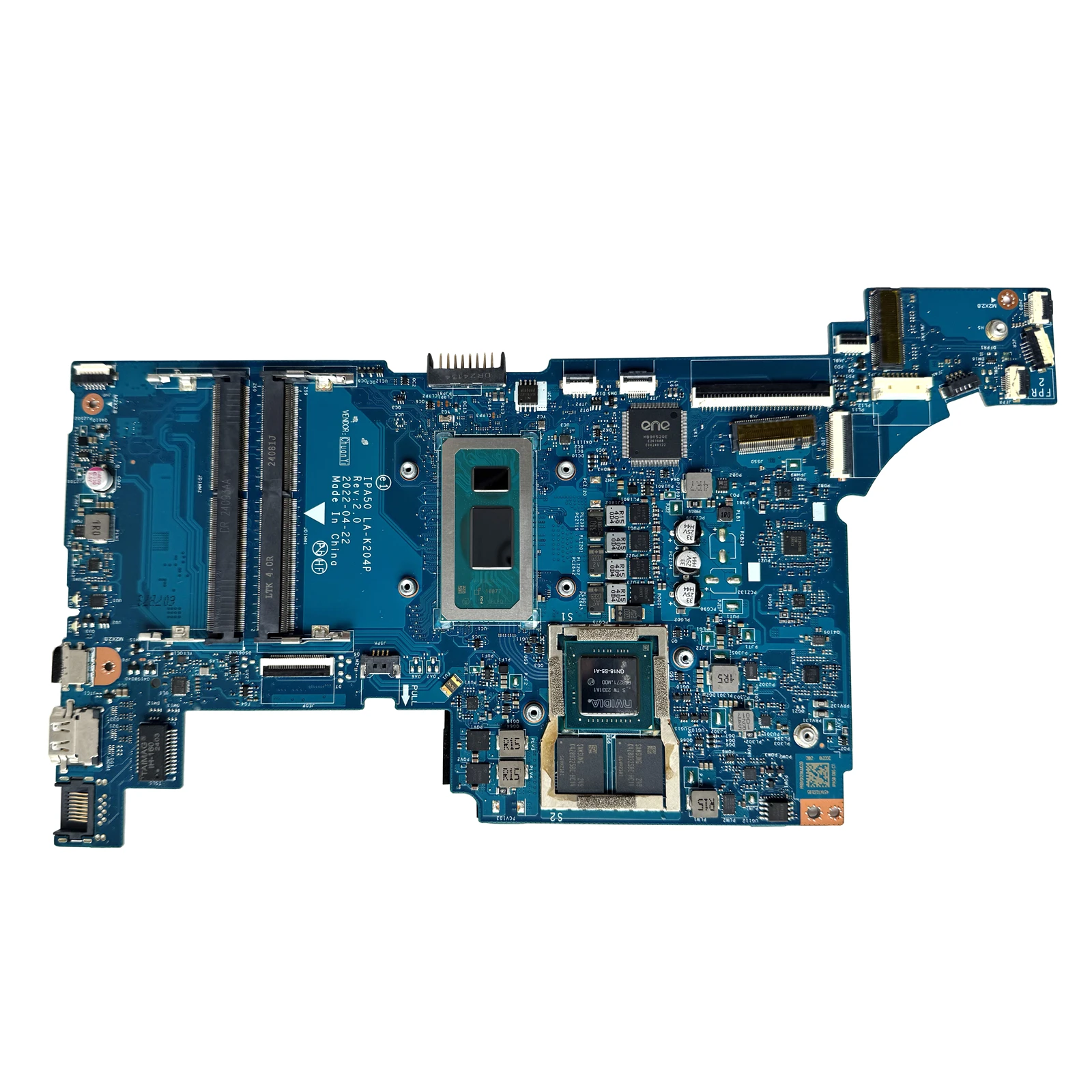 

N19438-601 используется для ноутбука HP 15s-du 15-dw 250 G9, материнская плата IPA50 LA-K204P с I5-1235U + MX550, слот памяти DDR4, 100% тестирование